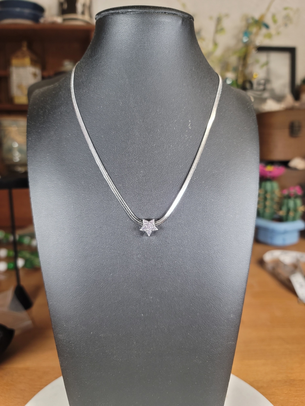 paparazzi Purple Silver Star Pendant Necklace